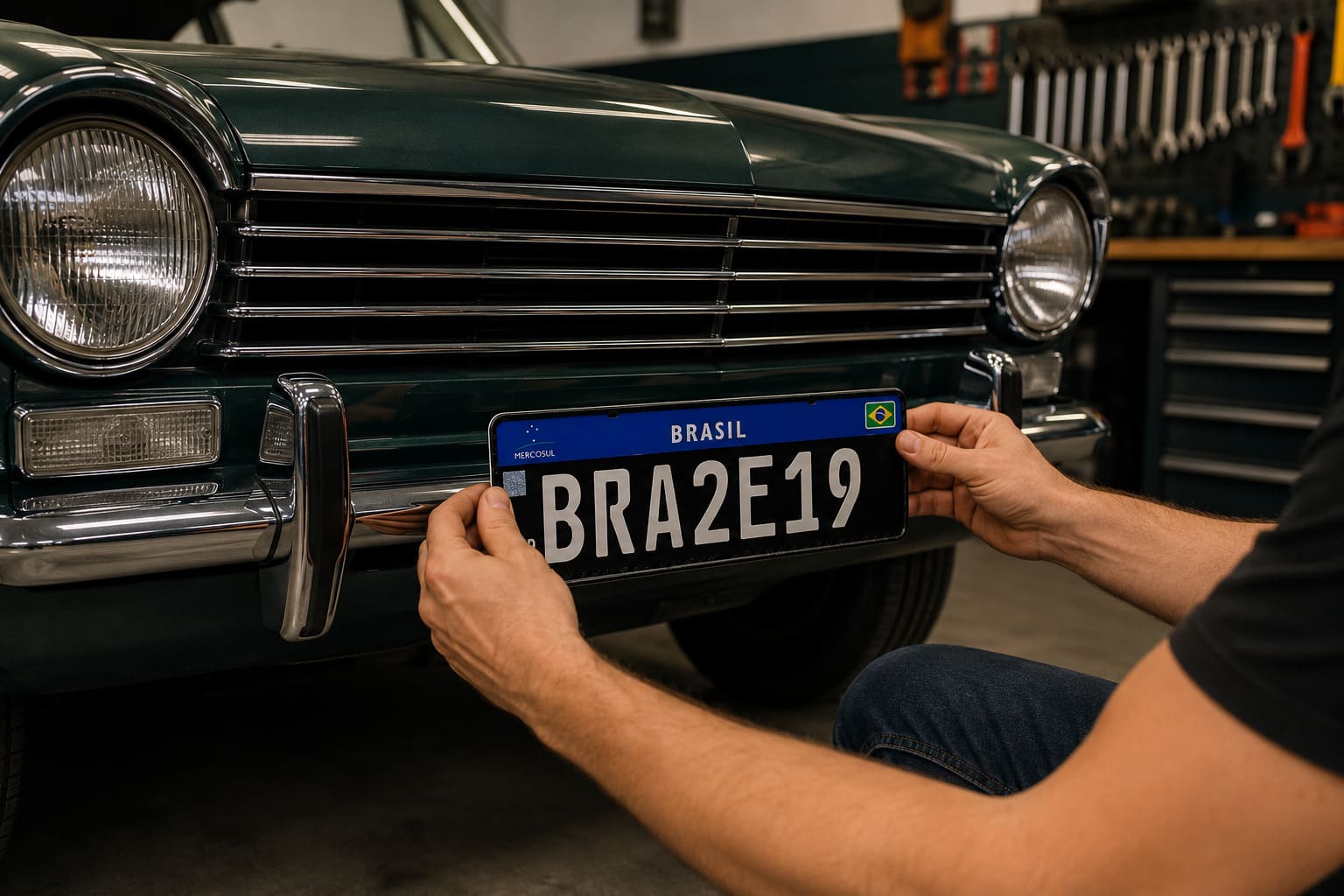 Placas Preta Colecionador