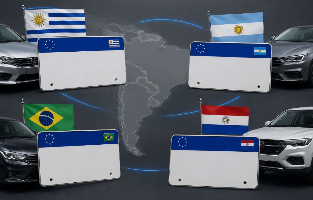 Padrão Mercosul: como são as placas de cada país?